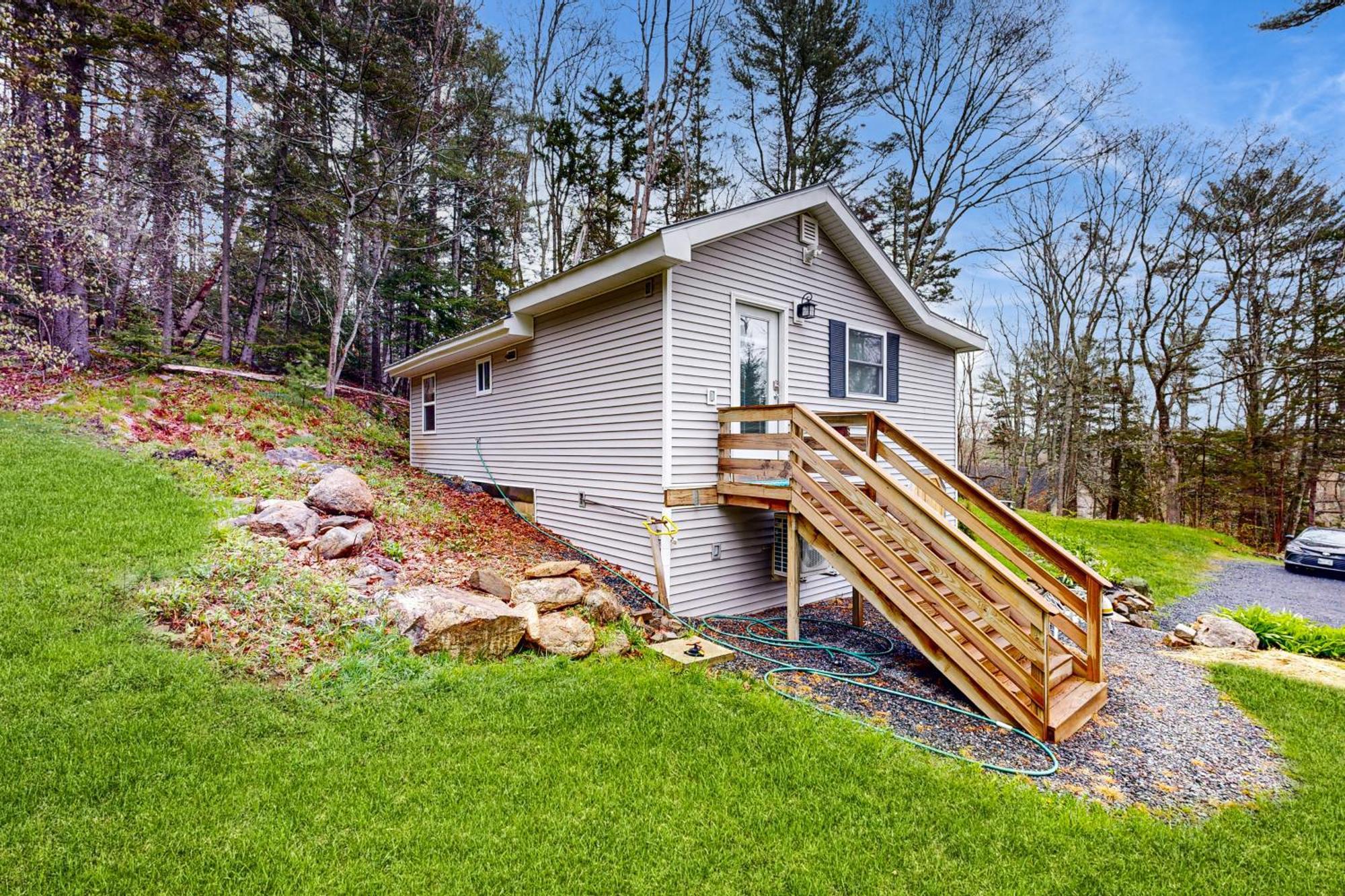 Little Cottage In The Woods Boothbay Harbor Buitenkant foto